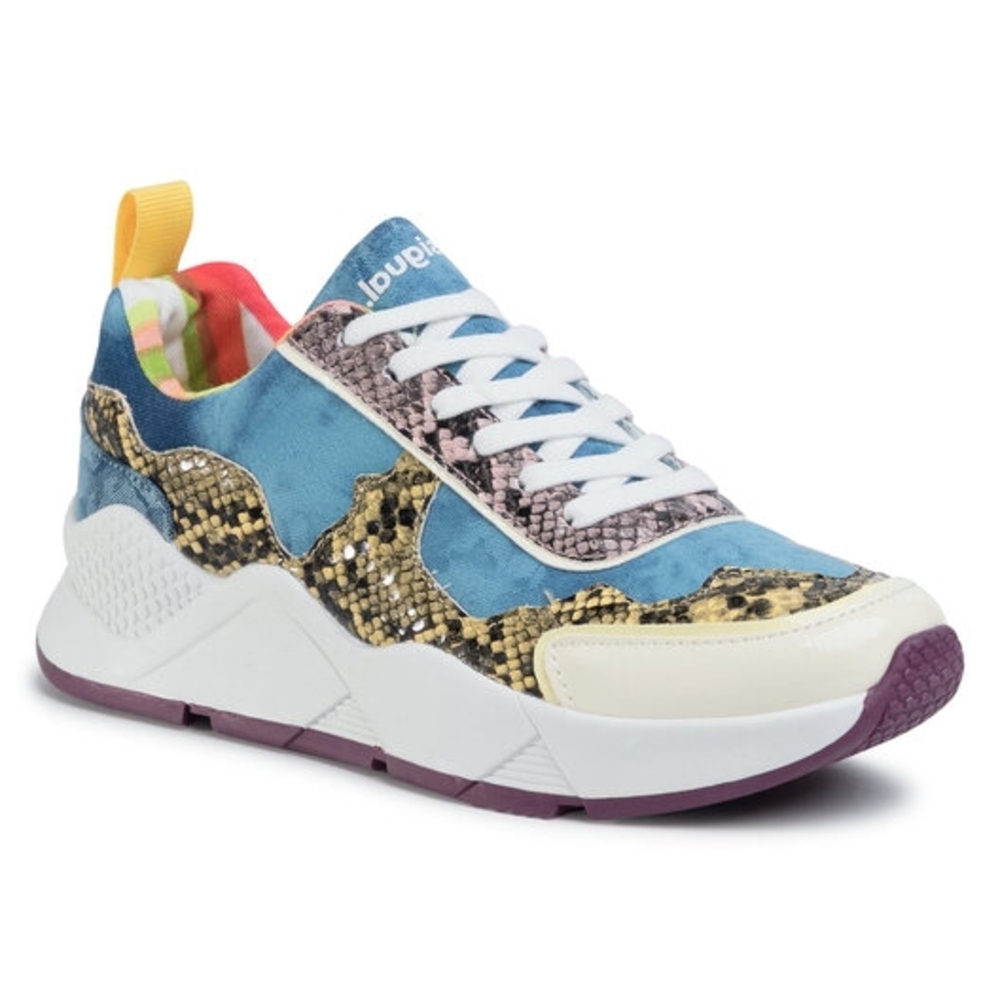 Desigual Hydra Hybrid Sneakers – Women’s 7.5 Colorful Chunky Trainers
